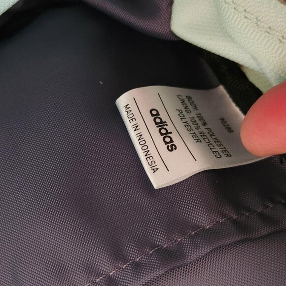 Adidas Unisex-Adult Core Light Blue Mini Backpack NWT - Picture 7 of 9